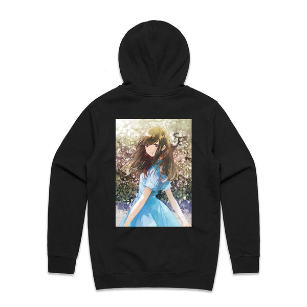 Blue Dress Girl Hoodie