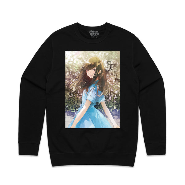 Blue Dress Girl Sweater