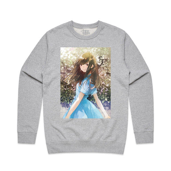 Blue Dress Girl Sweater